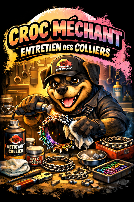 Entretenir un collier en chaîne CROC MÉCHANT : le guide pour un style durable