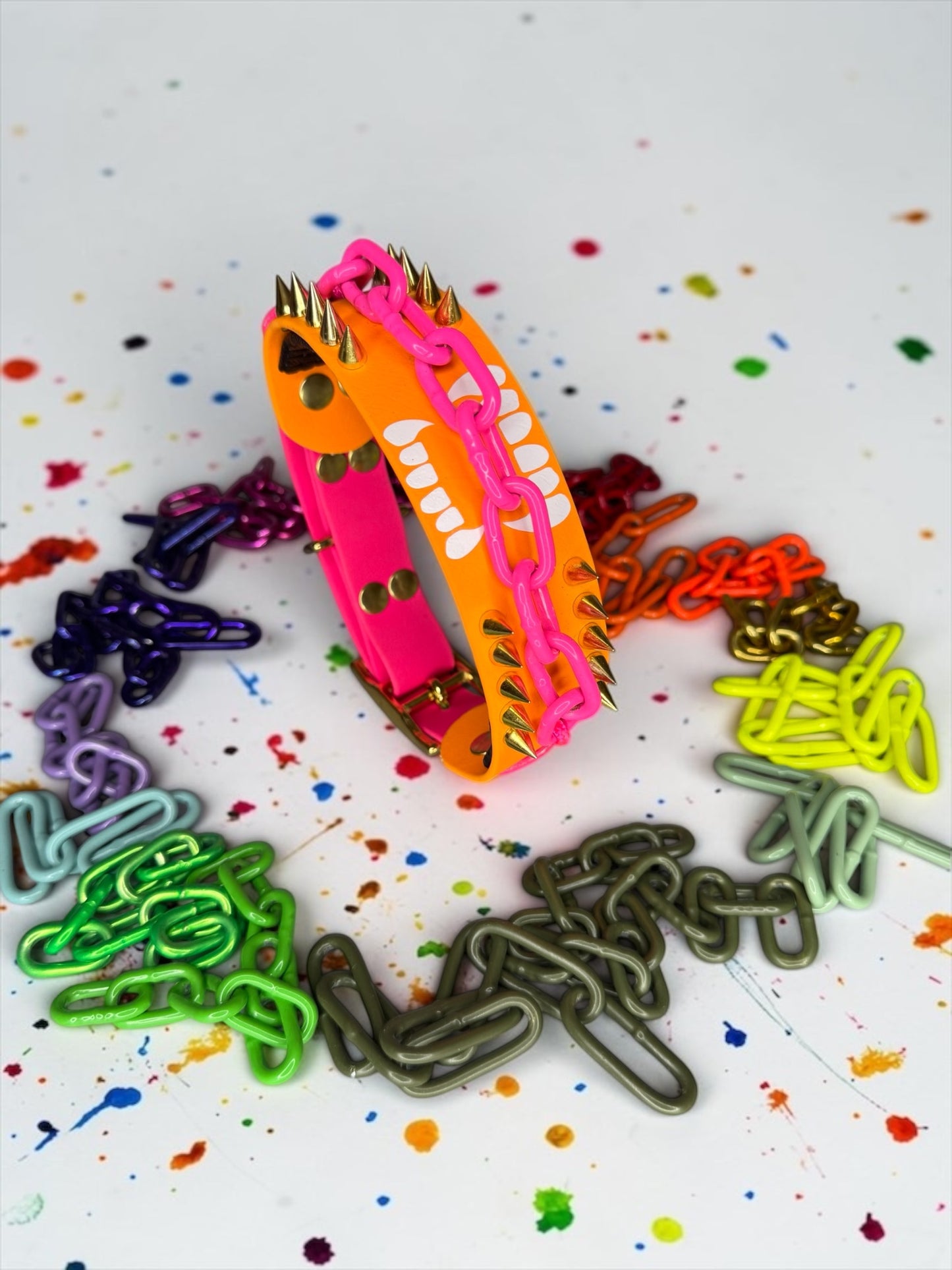Collaboration CROC MÉCHANT × RIVIERA LUXURY PAWS - COLLIER CHIEN